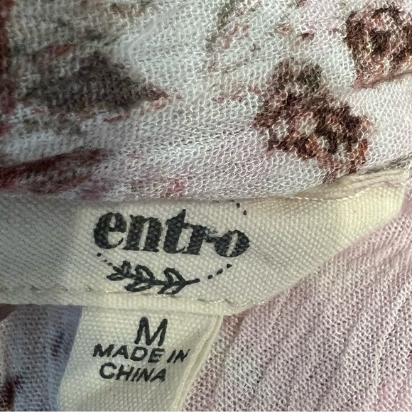 Boho Pink Floral Romper - Picture 7 of 7